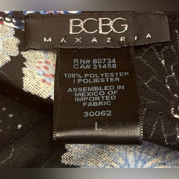 BCBG Max Azria Floral Wrap Blouse - Picture 5 of 6